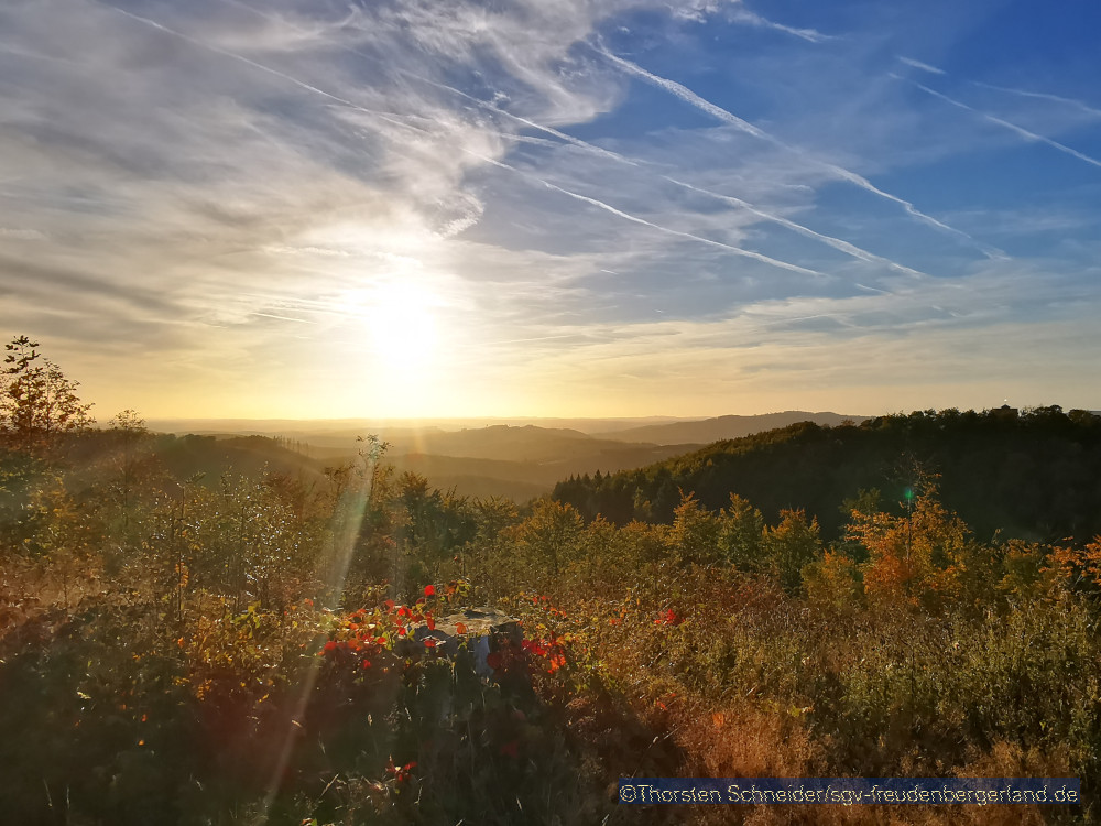 Sonnenuntergang auf der Ginsberger Heide